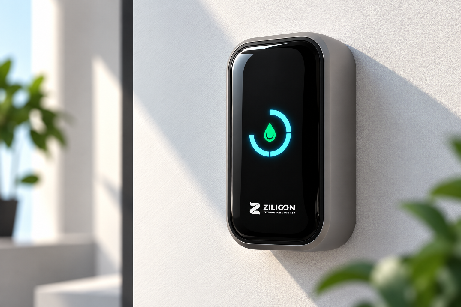 ZDrop Smart Water Controller Mounted on Wall