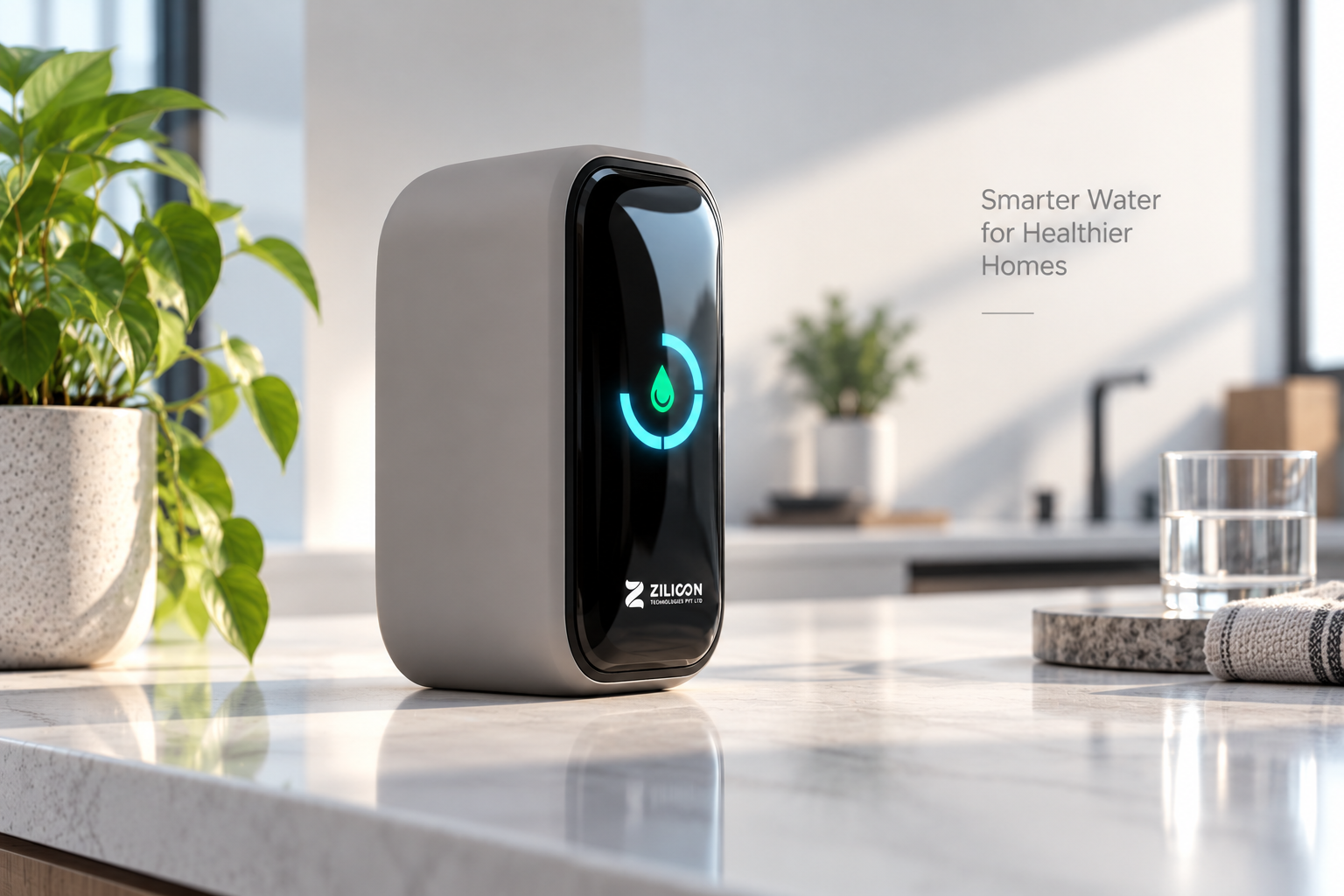 ZDrop on Architectural Countertop Pedestal